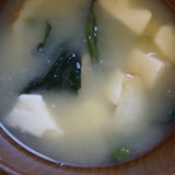 ほうれん草の味噌汁